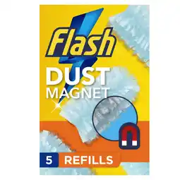 Tesco Flash dust magnet duster refill 5 pack offer