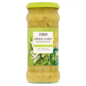 Tesco Tesco green thai curry cooking sauce 340g offer