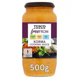 Tesco Tesco free from korma cooking sauce 500g offer