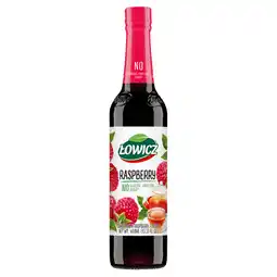 Tesco Lowicz raspberry syrup 400ml offer