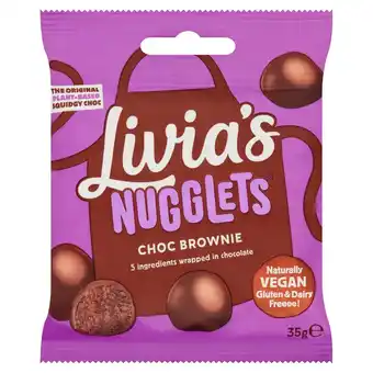 Tesco Livia's kitchen nugglets raw chocolate brownie 35g offer