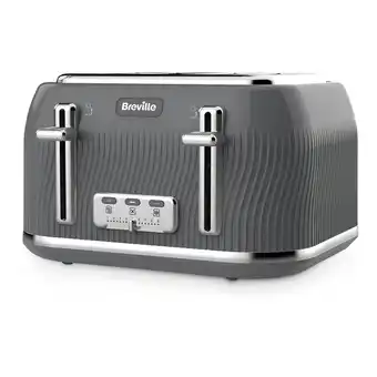 Tesco Breville flow grey 4 slice toaster offer