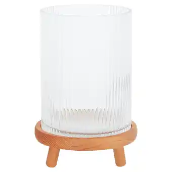 Tesco Hinch ribbed hurricane holder small offer