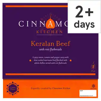 Tesco Cinnamon kitchen keralan pepper beef 750g offer