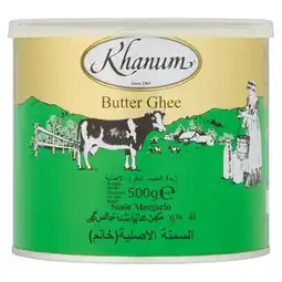 Tesco Khanum pure butter ghee 500g offer