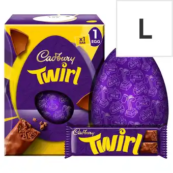 Tesco Cadbury twirl easter egg 198g offer