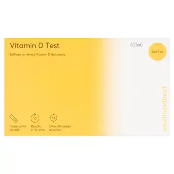 Tesco Newfoundland vitamin d rapid test cassette offer