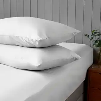 Tesco Silent night sanctuary white pillowcase pair offer