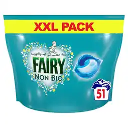 Tesco Fairy non biological washing pods 51 washes 1086.3g offer