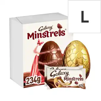 Tesco Galaxy minstrels chocolate egg 234g offer