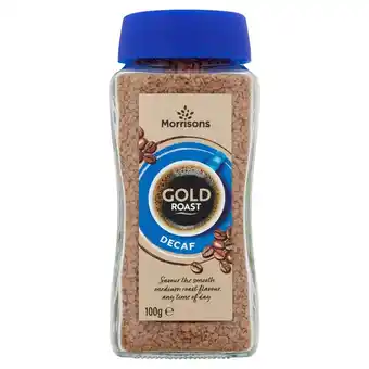 Morrisons Morrisons gold decaf coffee offer