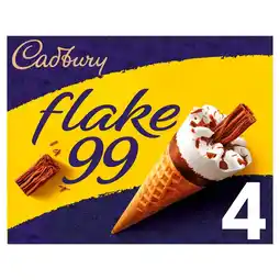 Morrisons Cadbury flake 99 ice cream cones offer