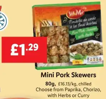 Lidl Mini Pork Skewers 80 g offer