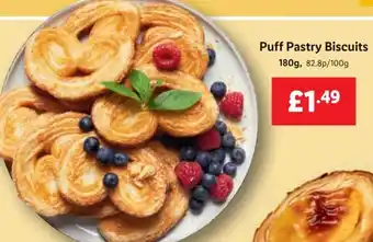 Lidl Puff Pastry Biscuits 180 g offer
