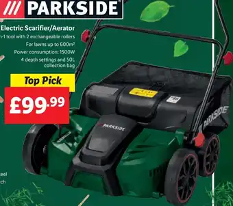 Lidl Parkside Electric Scarifier /Aerator offer