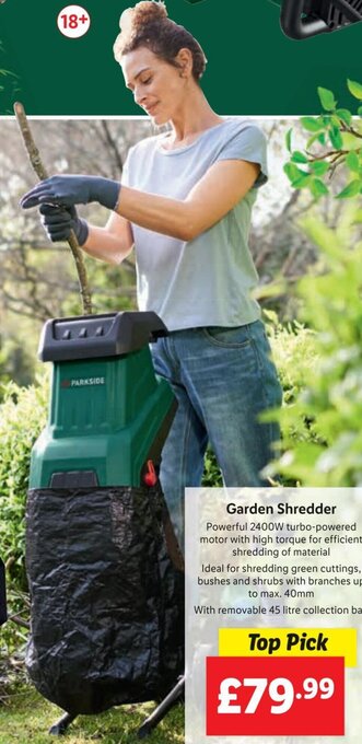 Lidl Garden Shredder offer