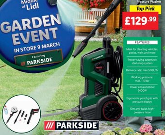 Lidl Pressure Washer offer