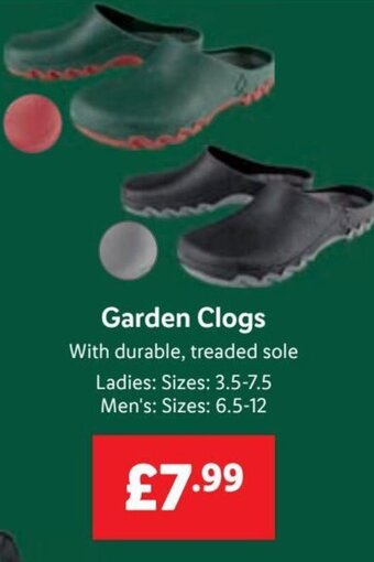 Lidl Garden Clogs offer