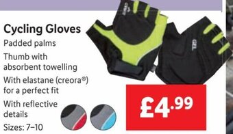 Lidl Cycling Gloves offer