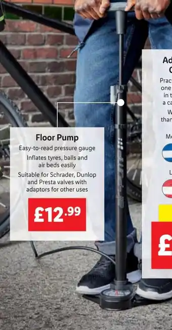 Lidl Floor Pump offer