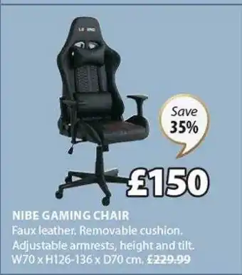 JYSK Nibe gaming chair offer