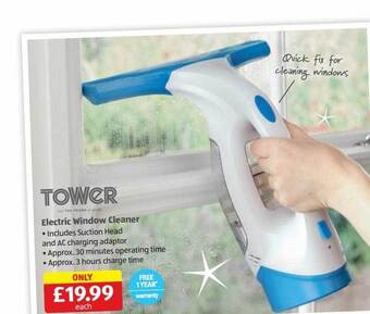 Aldi Electric window cleaner offer