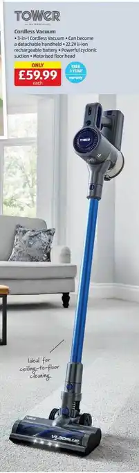Aldi Cordless vacuum offer