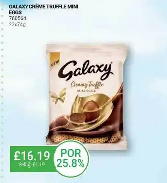 Bestway Galaxy creme truffle mini eggs offer