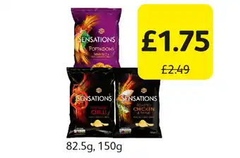 Londis Walkers sensations poppadoms mango & lime, thai sweet chilli, roasted chicken & thyme offer