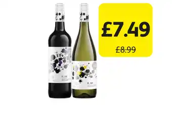 Londis B.ink wine red blend, chardonnay offer