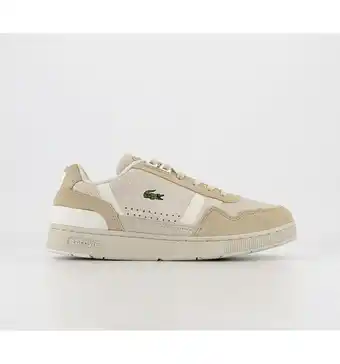 Office Lacoste t-clip222 trainers natural off white offer