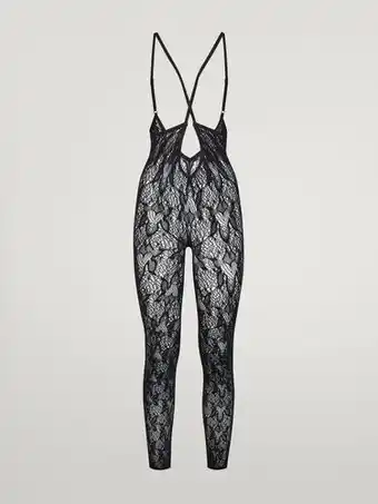 Wolford Wolford monogram flower net tights leggings - 7005 - xs offer