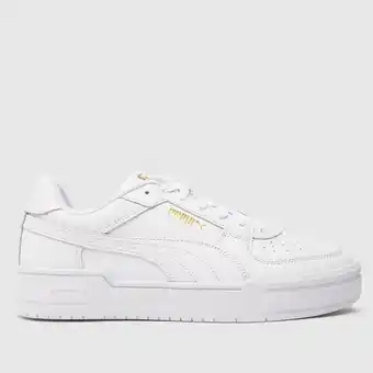 Puma white ca pro classic trainers, size: 7 (eu 40 ½)