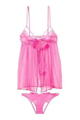Victoria's Secret Victoria's secret pointe desprit sheer mesh babydoll offer