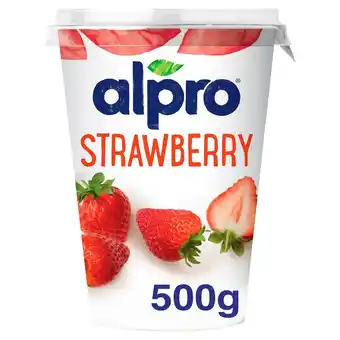 Morrisons Alpro strawberry yoghurt alternative offer
