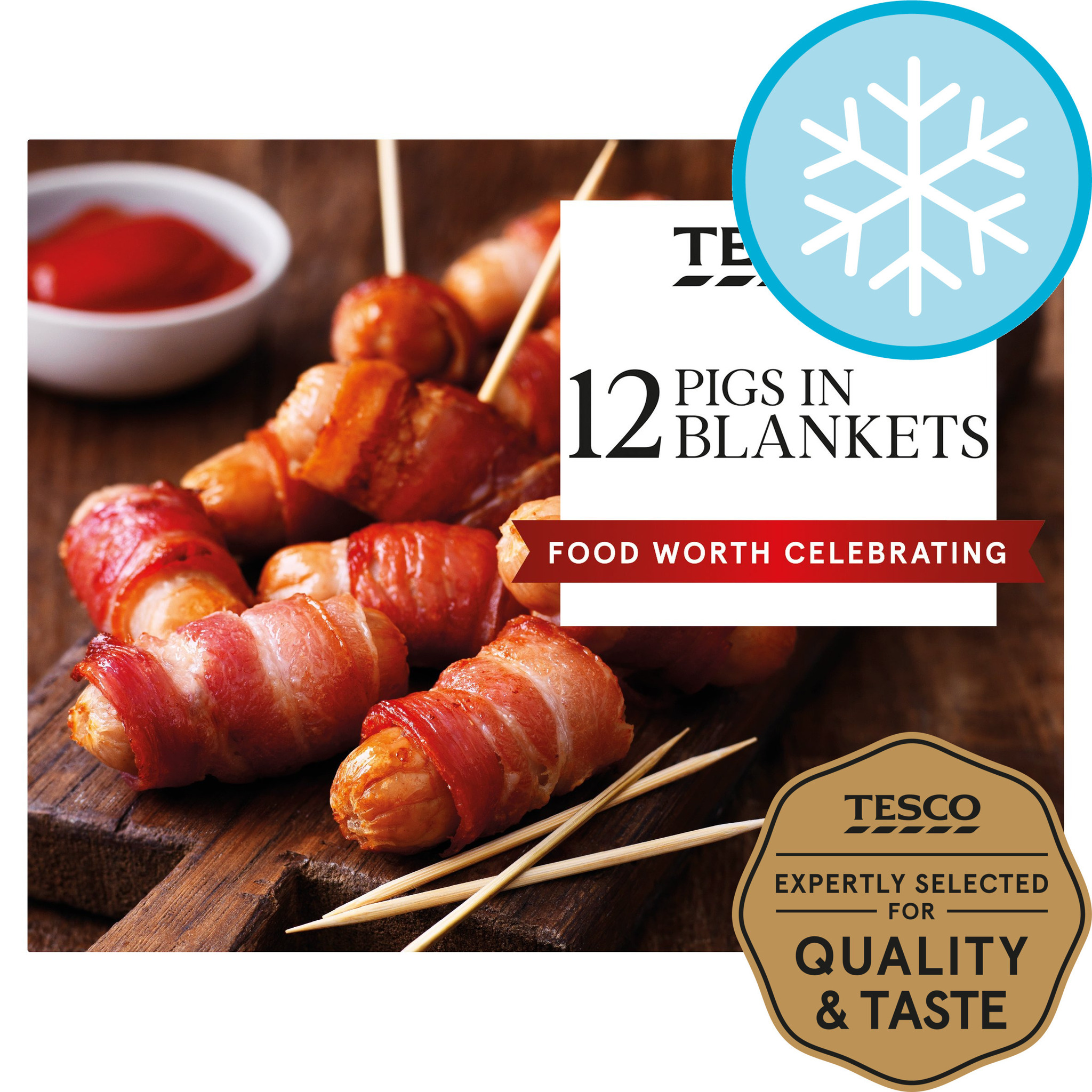 Tesco 12 pigs in blankets 240g offer at Tesco