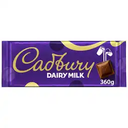 Tesco Cadbury dairy milk chocolate bar 360g offer