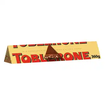 Tesco Toblerone milk 360g offer