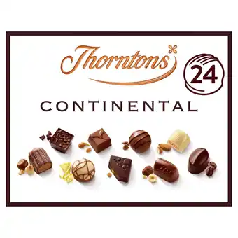 Tesco Thorntons continental collection boxed chocolate 264g offer