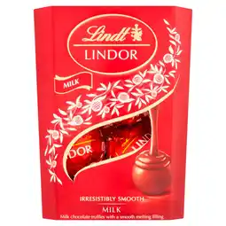 Tesco Lindt lindor milk truffles 37g offer
