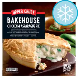 Tesco Uppercrust chicken & asparagus pie 680g offer