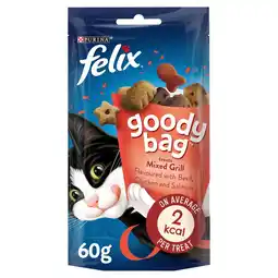 Tesco Felix goody bag mixed grill 60g offer
