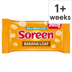 Tesco Soreen banana loaf 260g offer