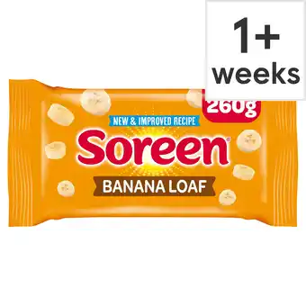 Tesco Soreen banana loaf 260g offer