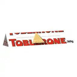 Tesco Toblerone white 360g offer