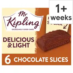 Tesco Mr kipling deliciously good chocolate cake slices x6 offer