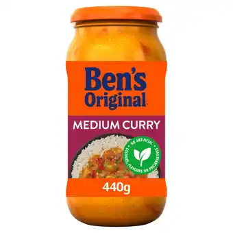 Tesco Ben's original medium curry sauce 440g offer