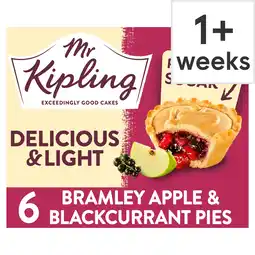 Tesco Mr kipling 6 apple & blackcurrant pie 30% less sugar offer