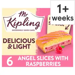 Tesco Mr kipling deliciously good angel cake slices x6 offer