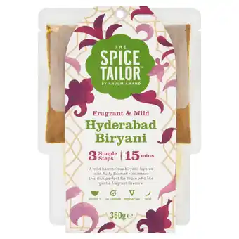 Tesco The spice tailor hyderabad biryani 360g offer